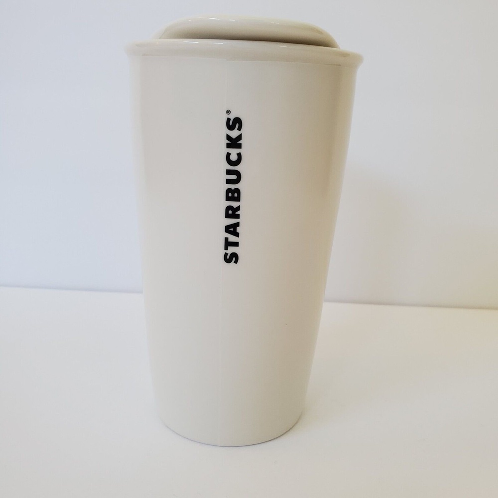 Starbucks Coffee Travel Tumbler with Lid Boy Green Balloon 12oz 2014 Series - Picture 3 of 9